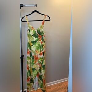 Shore Tropical Floral Print Dress | Size L